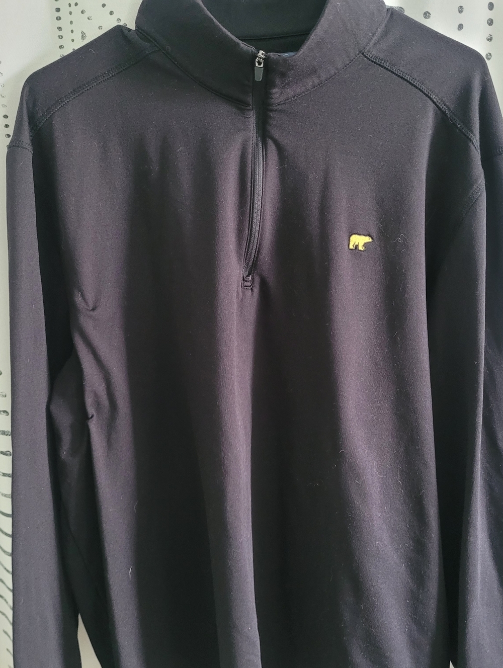 Jack Nicklaus Quarter Zip Black Men's Large